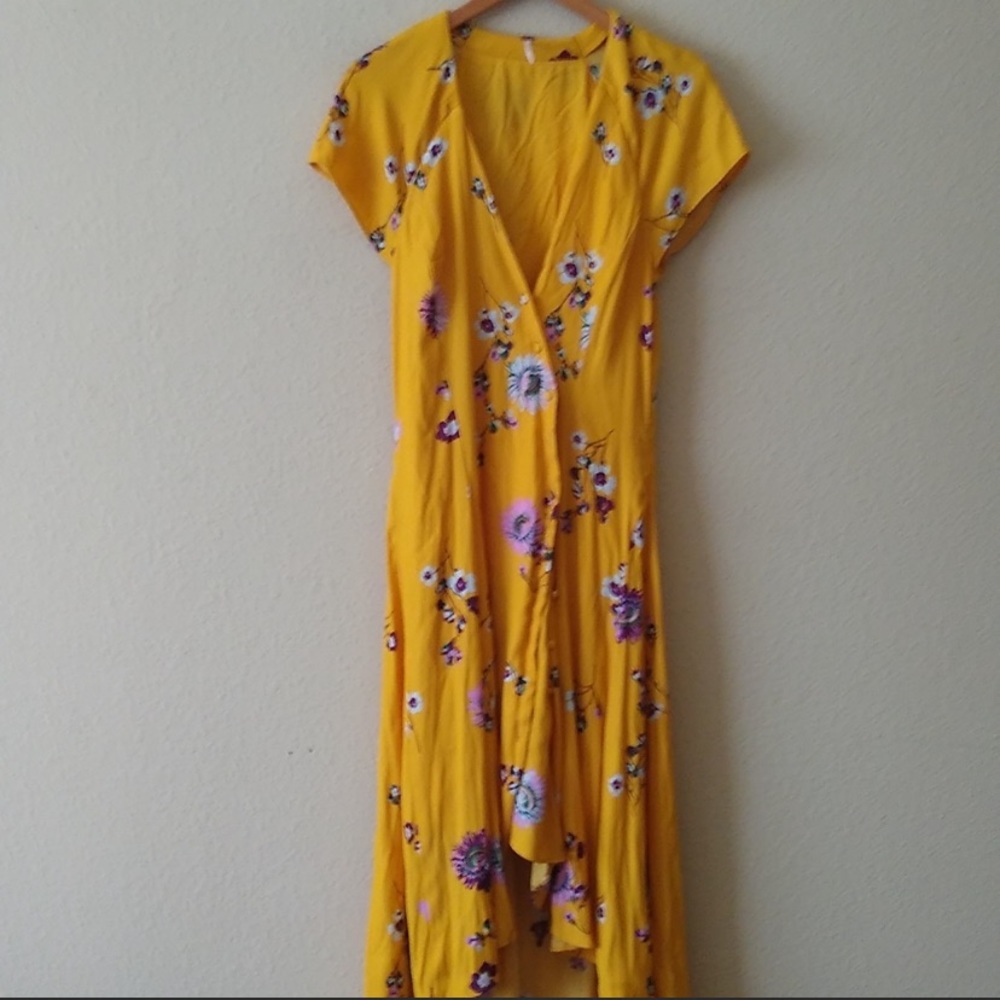 Free People Floral Dress Size Small - Picture 4 of 7
